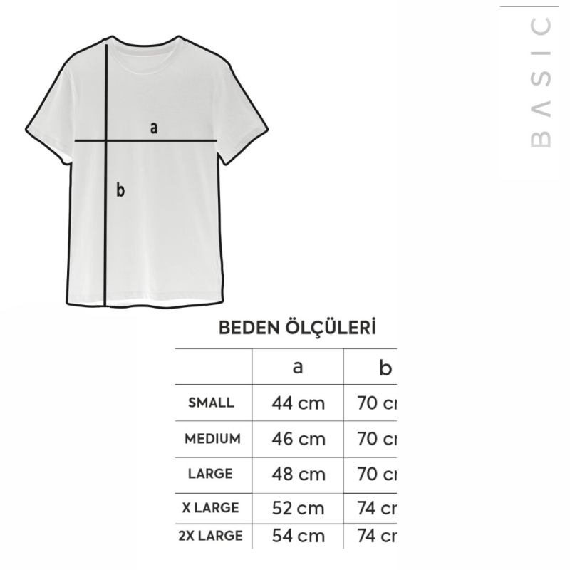 Baskılı Pamuklu Sıfır Yaka Tişört